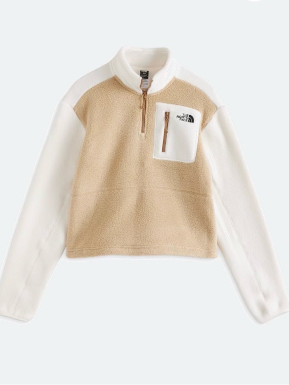 The North Face Yumiori 1⁄4 Zip Pullover - Khaki - Large